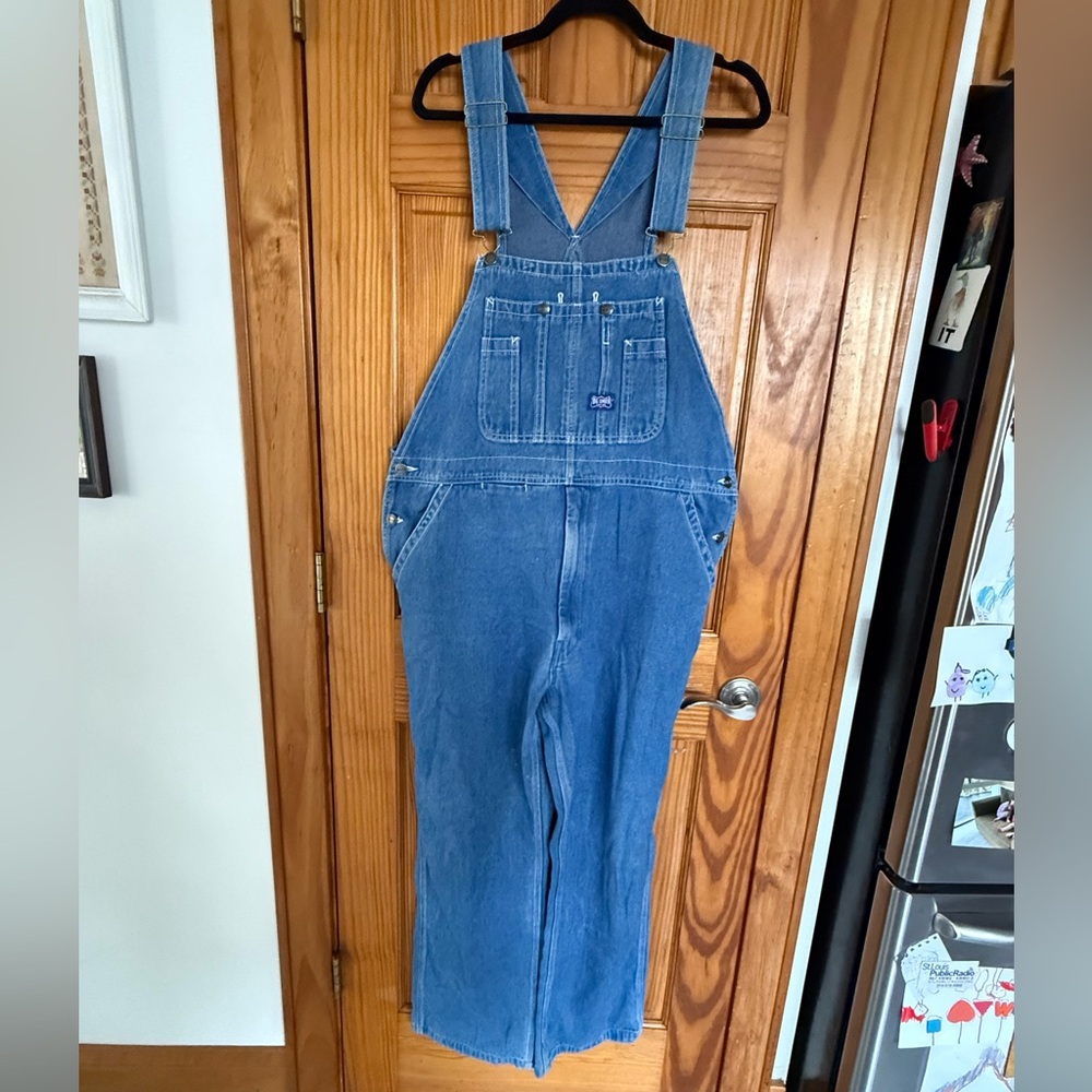 Vintage Unisex Big Smith Classic Blue Denim Overalls
